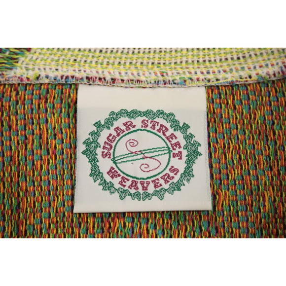 Vintage Sugar Street Weavers Womens Size Medium Floral Tapestry Jacket Button Up - Picture 11 of 13